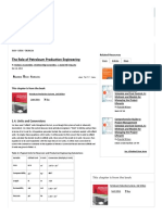 The Role of Petroleum Produc On Engineering: Related Resources