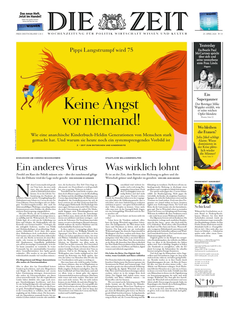 2020 04 29 Die Zeit Pdf