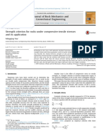 Strength Criterion for Rocks under Compressive-Tensile Stresses