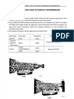 A340E, A340F, A343E and A343F automatic transmission specifications