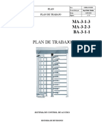 Plan de Trabajo Torno