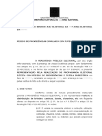 2016 REPRE Pedido de Providência e Tutela Inibitória Distribuição de Brindes