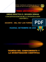 TESIS UNIVERSITARIA  CLASES