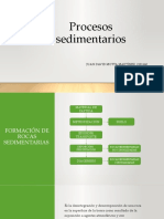 Procesos Sedimentarios. SEDIMENTOLOGIA