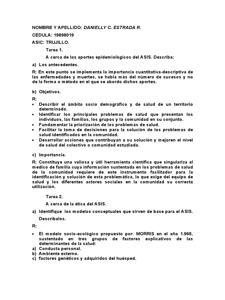 Ass 1 | PDF | Medicina | Salud y bienestar