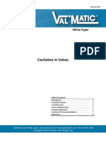 Cavitation in Valves: White Paper