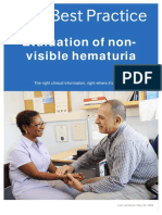 Evaluation of Non-Visible Hematuria: The Right Clinical Information, Right Where It's Needed