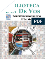 Boletín-Biblioteca Jan de Vos-Marzo 2019