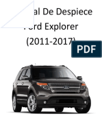 Despiece Ford Explorer 2011-2017