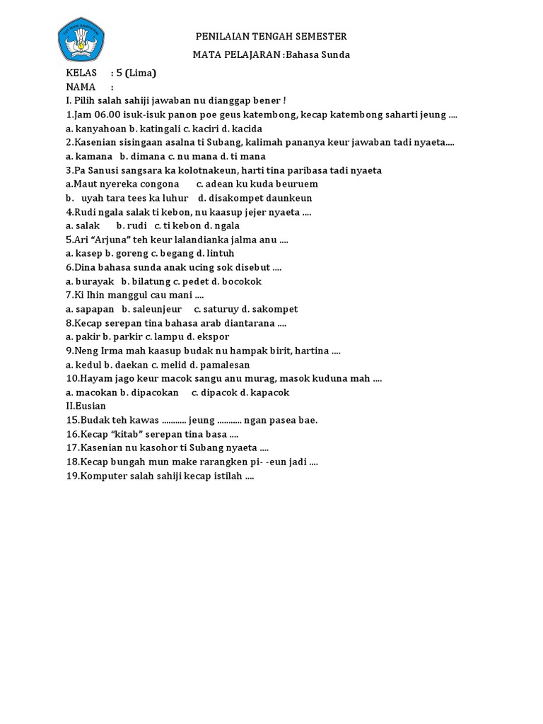Sunda 1 Pdf