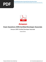 Amazon: Exam Questions AWS-Certified-Developer-Associate