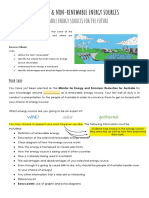 Renewable Non-Renewable Energy Sources