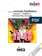 Homeroom Guidance: Quarter 1 - Module 1: My Study Plan, My Guide