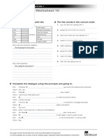 Going To-Grammar-Worksheet-10 PDF