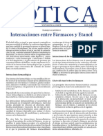 Interacciones entre fármacos y etanol