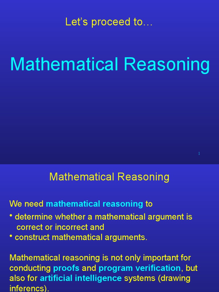Mathematical Reasoning and Proof Techniques | PDF | Mathematical Proof ...