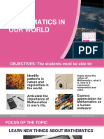 Mathematics in Our World PDF