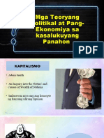 4.mga Teoryang Politikal at Pang-Ekonomiya Sa Kasalukuyang Panahon
