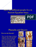 How Did Different People Live in Ancient Egyptian Times