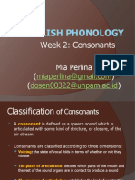 English Phonology Week 2
