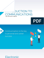 Introduction To COMMS 2 - Part 1 PDF