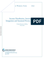 Income Distribution International Integration and Sustained Poverty Reduction