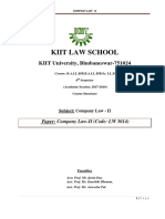 Company Law II Syllabus 2017 2018