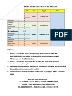 Jadwal Verifikasi Berkas Dan Wawancara