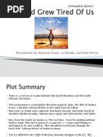 Download God Grew Tired of Us  PowerPoint by Shannosaurusrex3 SN47851076 doc pdf