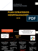 PLAN ESTRATEGICO HOSPITALIZACION 2018
