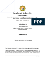 Southeast University: Assignment For