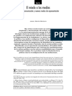 El Miedo A Los Medios 43 Política, Comunicación y Nuevos Modos de Representación-Jesús Martín-Barbero