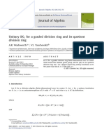 Journal of Algebra: Contents Lists Available at