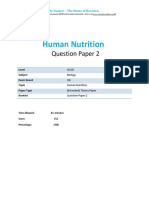 7.2 Human - Nutrition - Igcse Cie Biology - Ext Theory QP PDF