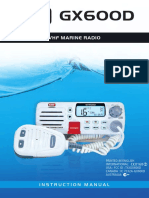 GME VHF gx600d - Manual