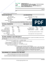 African Teak A Technical Data Sheet