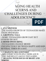 Managing Health Concerns and Challenges During Adolescence