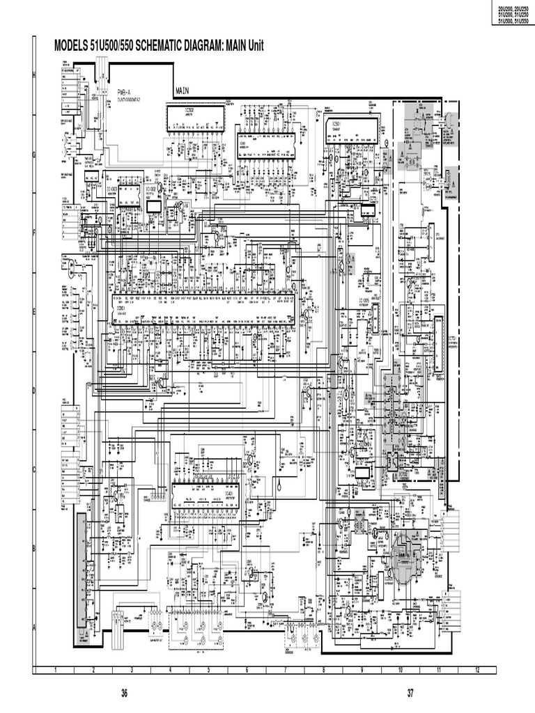 Skema Sharp 20U200 20W200 PDF | PDF