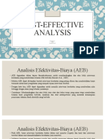 Cost-Effective Analysis