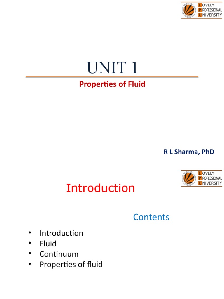 Viscosity and Fluid Properties Overview | PDF | Viscosity | Fluid Mechanics