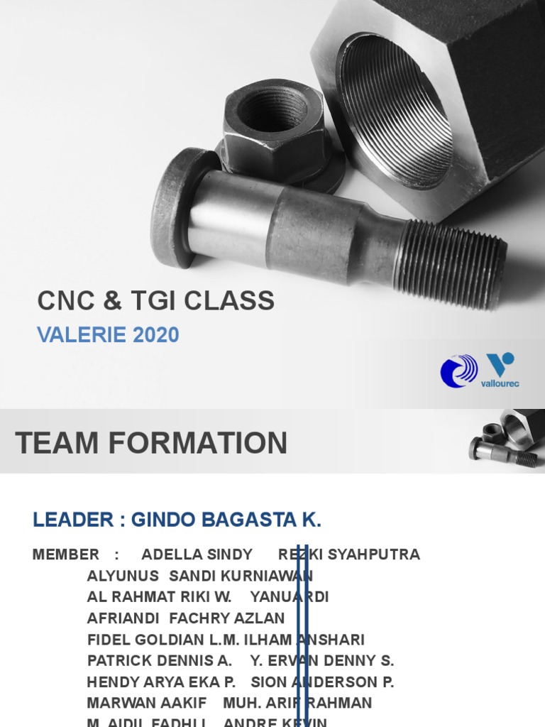 Aturan Kelas CNC & TGI Valerie 2020 | PDF