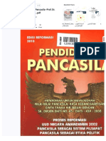 PDF Pendidikan Pancasila Prof DR Kaelan M SPDF DD - PDF