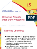 Designing Accurate Data Entry Procedures: Kendall & Kendall Systems Analysis and Design, 9e