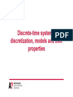 Discrete-Time Systems: Discretization, Models and Their Properties
