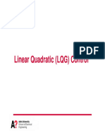 Linear Quadratic (LQG) Control