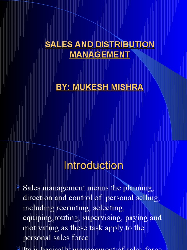 Sales Management Strategies Explained | PDF | Sales | Marketing