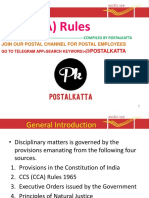 CCS (CCA) Rules Prepared by Telegram Channel Postalkatta PDF