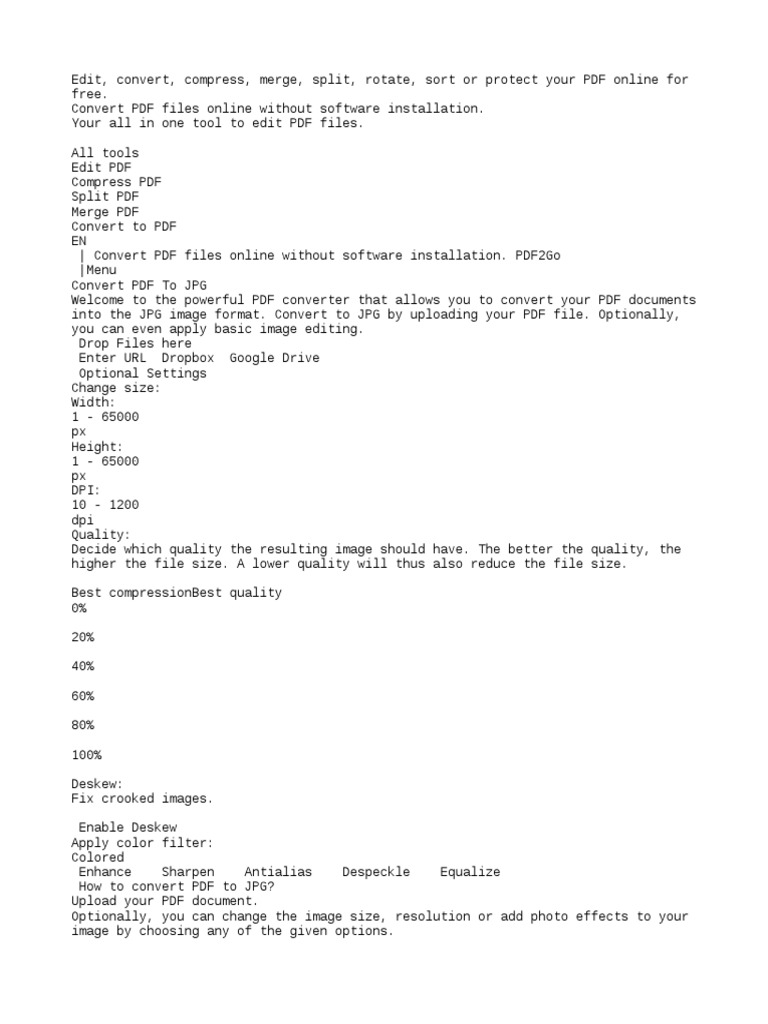 Online Pdf Deskew