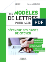 Tous Les Modèles de Lettres Pour Agir PDF