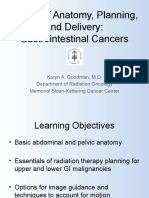 Basics of Anatomy, Planning, and Delivery: Gastrointestinal Cancers